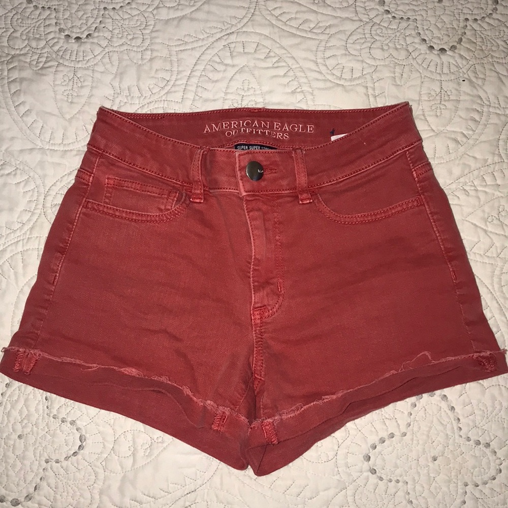 American Eagle super super stretch shorts